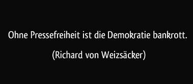 Bedrohte Presse: Demokratie in Gefahr!